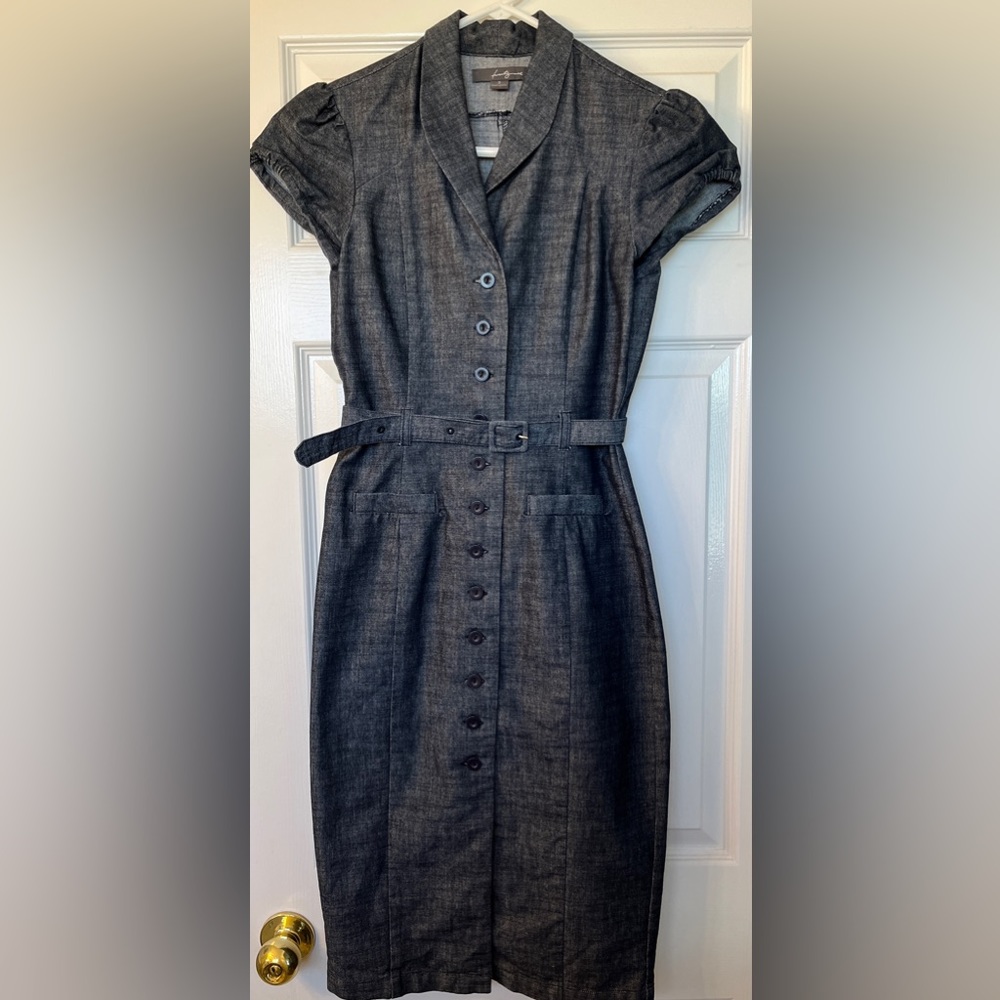 Twenty one belted button down dress